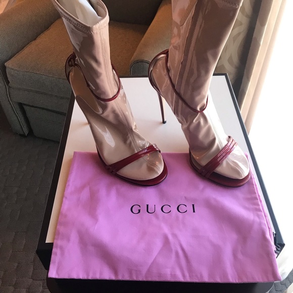 New Gucci ILSE Red Sandal red - Picture 5 of 8